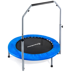 Trampolin med håndtag - 97cm - til børn, teenagere og voksne - hus og have