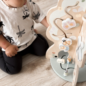 Træ pædagogisk legetøj 10 i 1 - multifunktionelt træ
