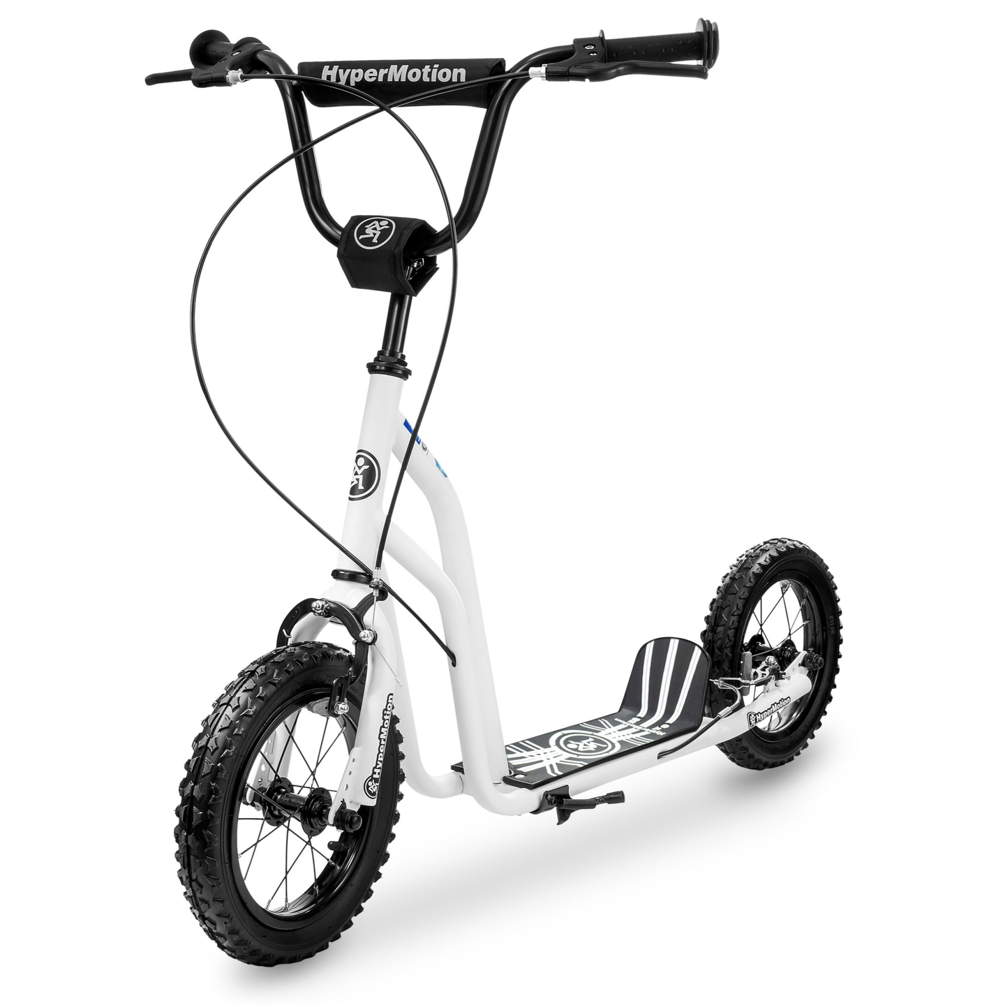 HyperMotion VIVA 12 scooter (30 cm pumpede hjul) - Hvid
