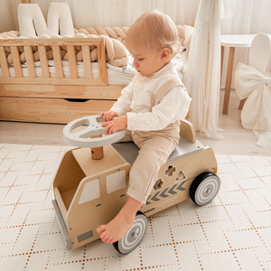 Træcykel, bil, bil med klodser
