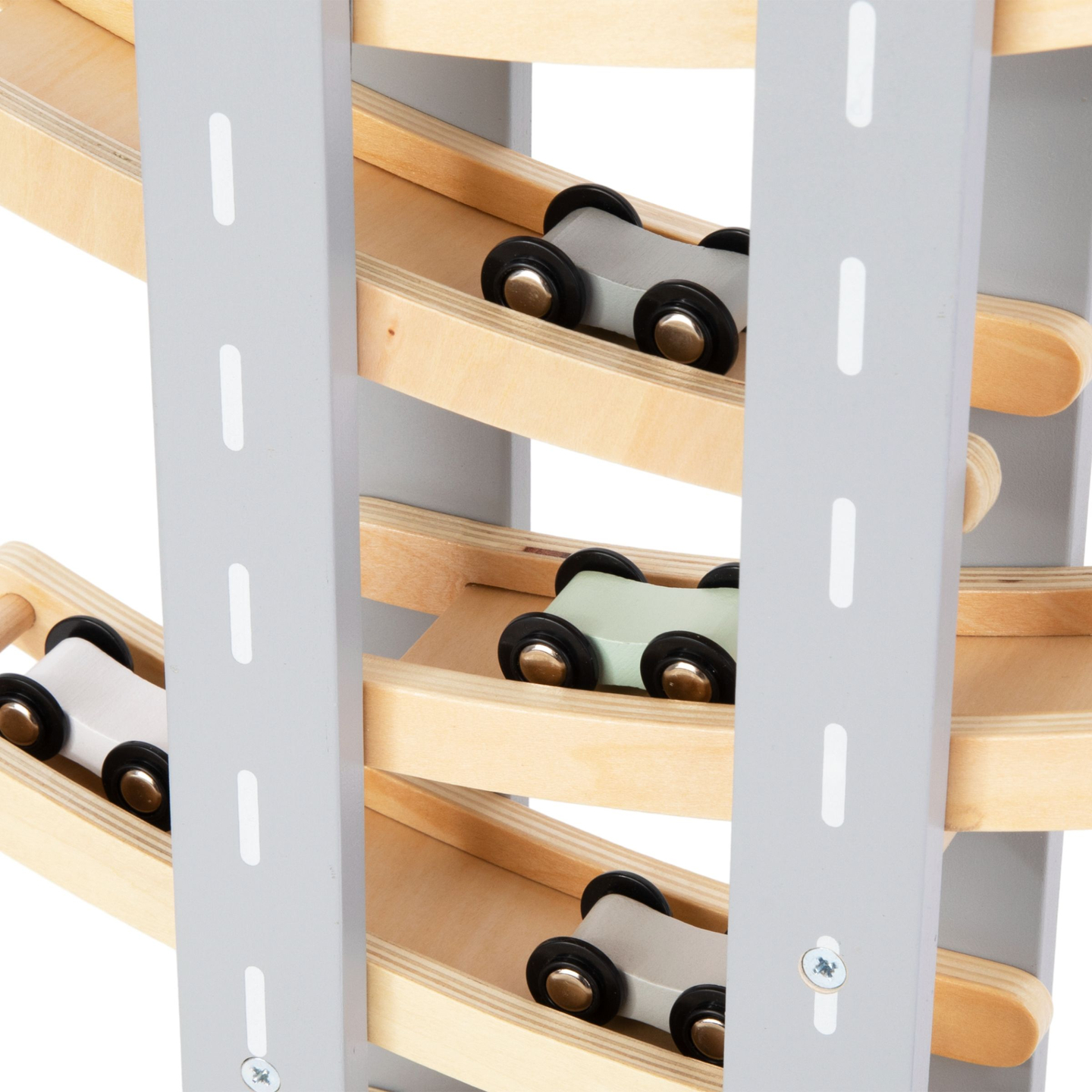 Træbane - rutsjebane til biler - 6 etager