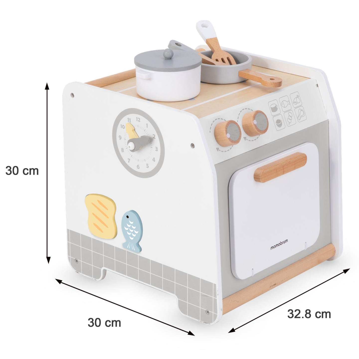 Køkken i træ - pædagogisk terning