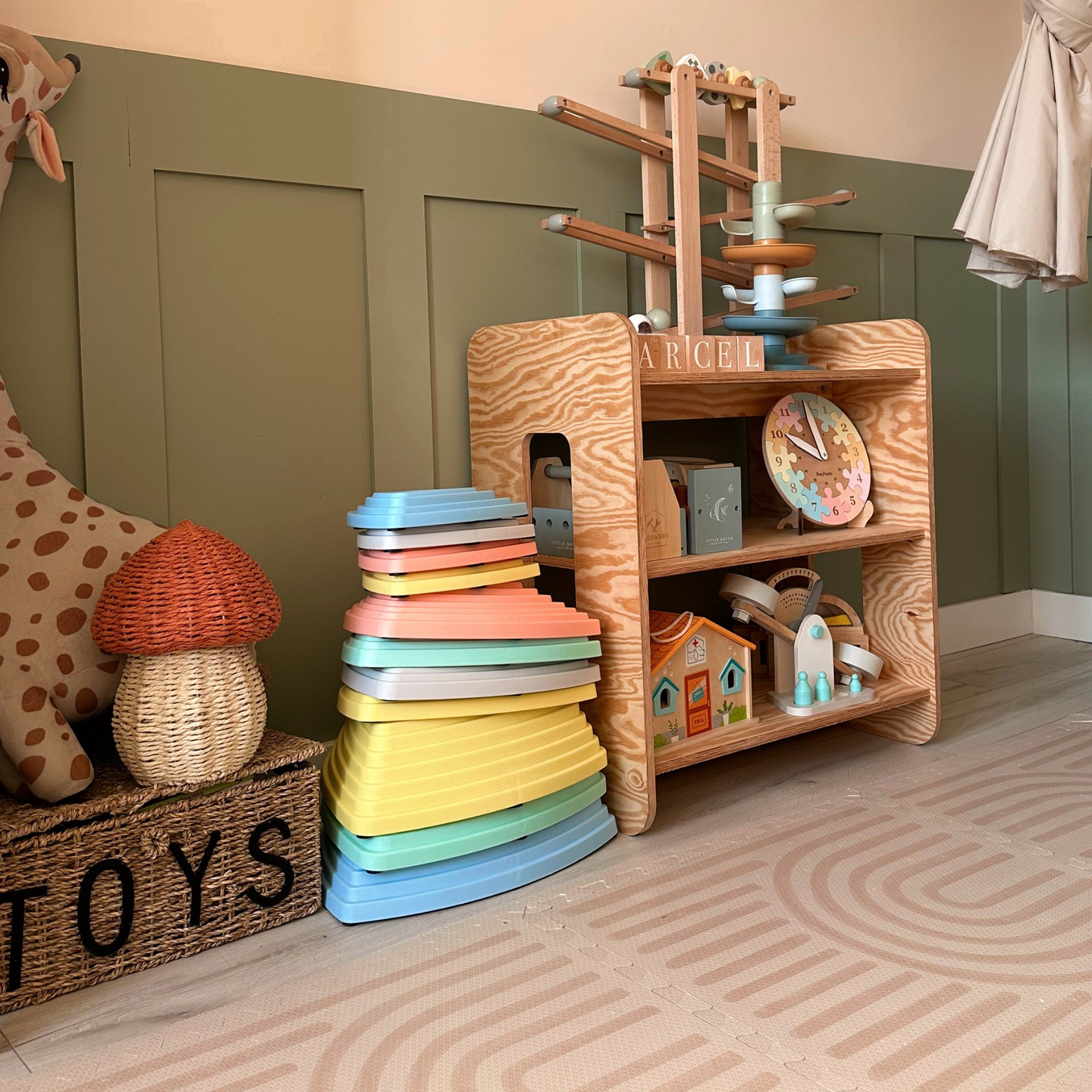 Farvede balanceringssten - 11 stk