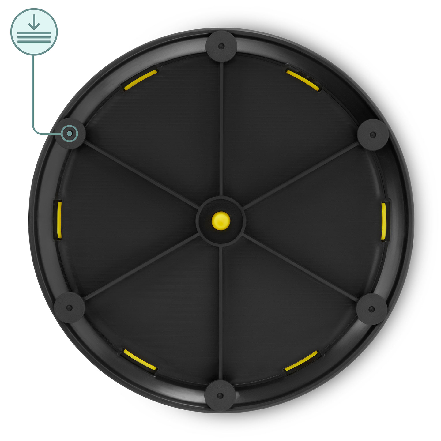 Farverige sanseskiver til børn - 24 stk