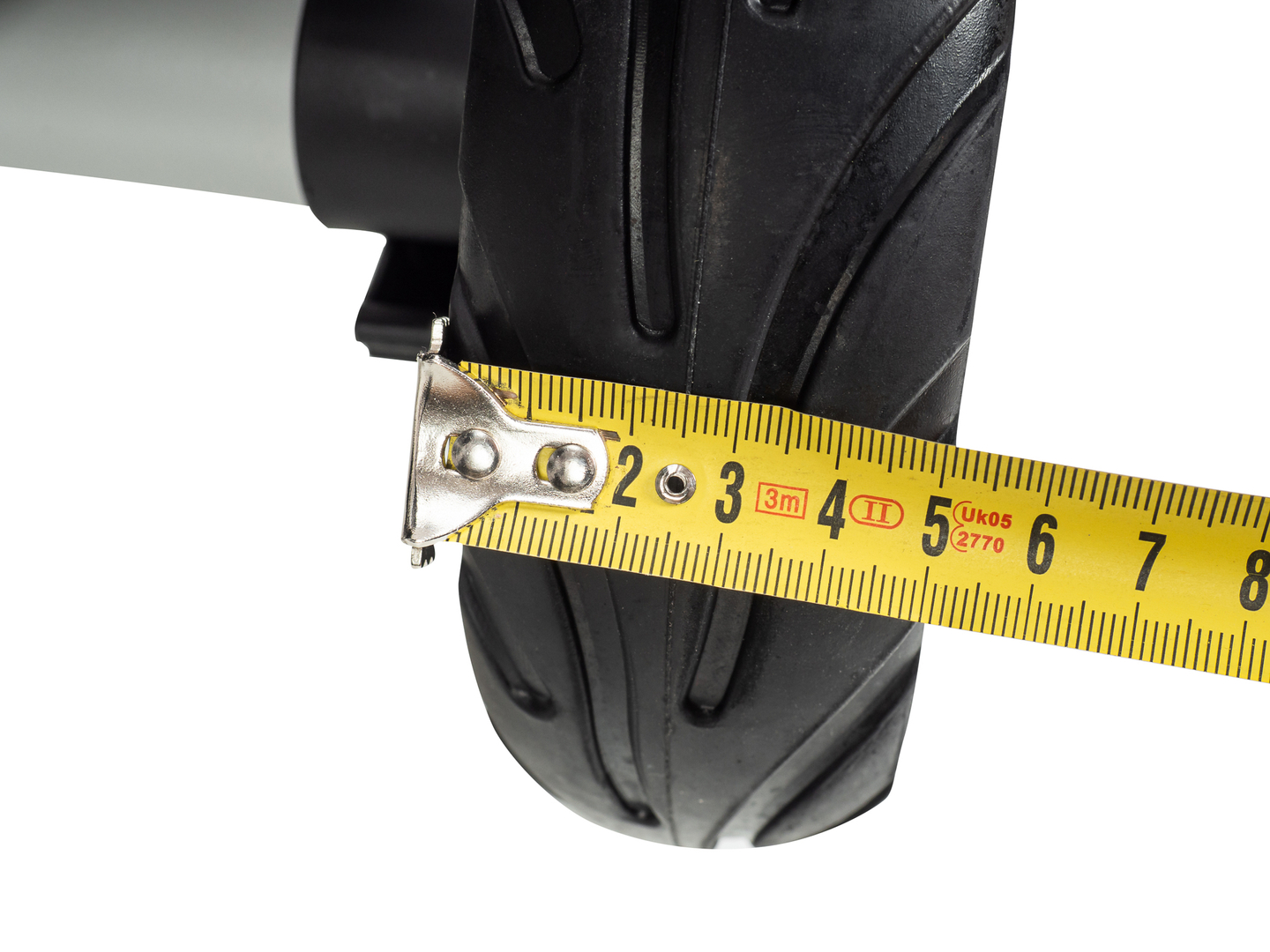 HyperMotion TOBI VECTOR trehjulet cykel - evigt oppustelige hjul + skubbebøjle. Farve: sort.