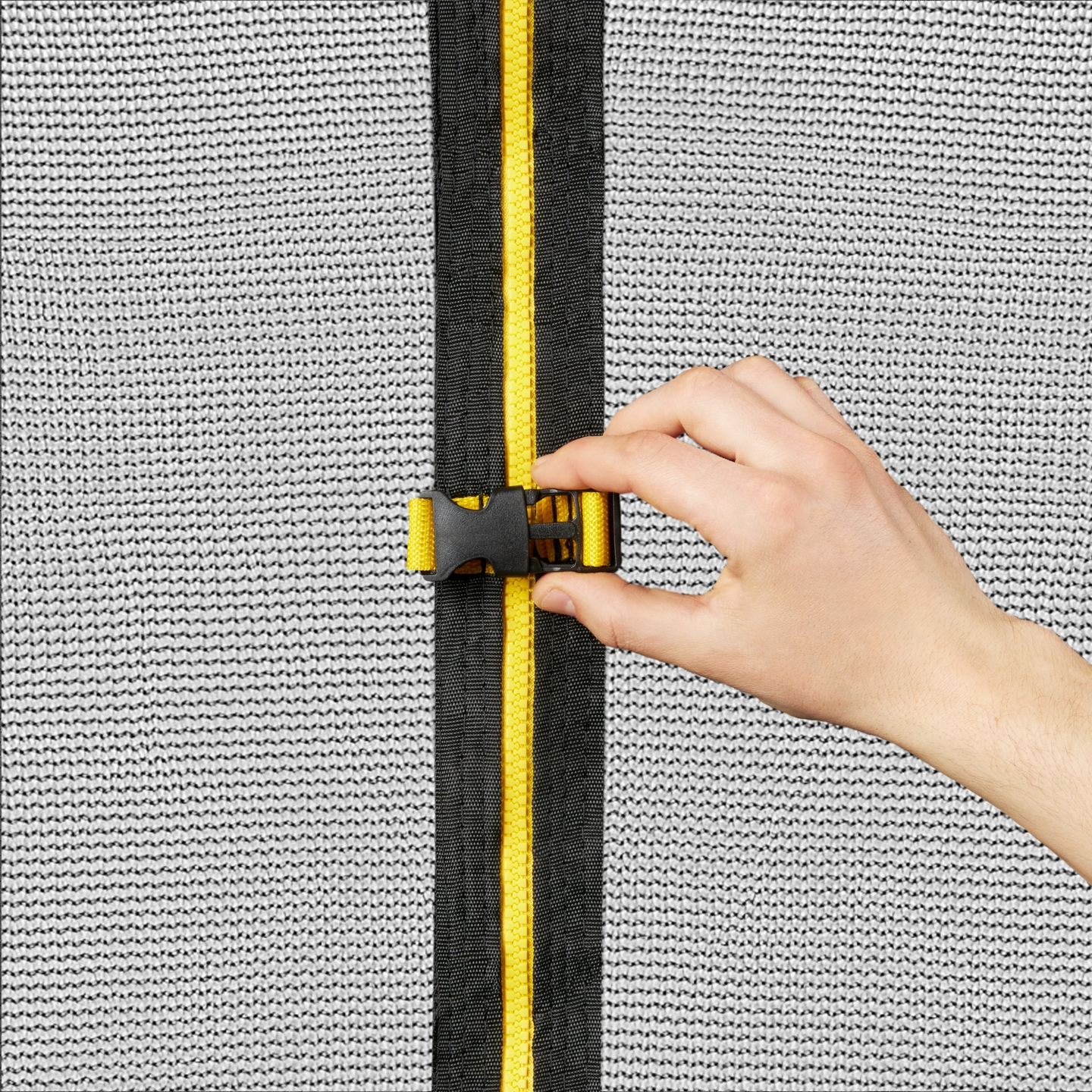 HyperMotion børnehavetrampolin - 244 cm 8FT - med stige og indvendigt net - til hjem og have