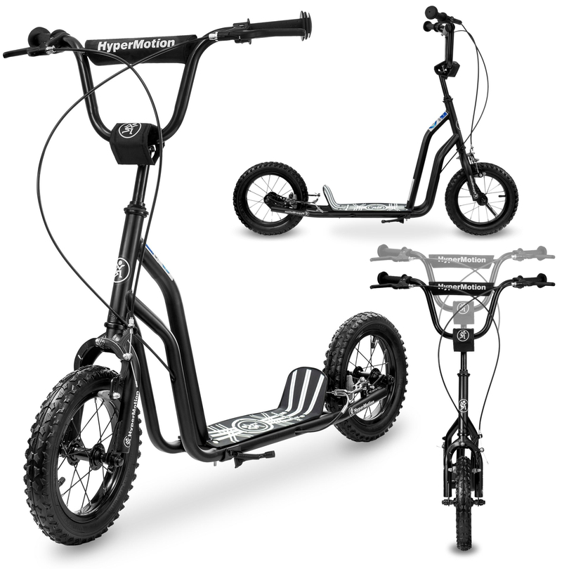 HyperMotion VIVA 12 scooter (30 cm pumpede hjul) - Sort
