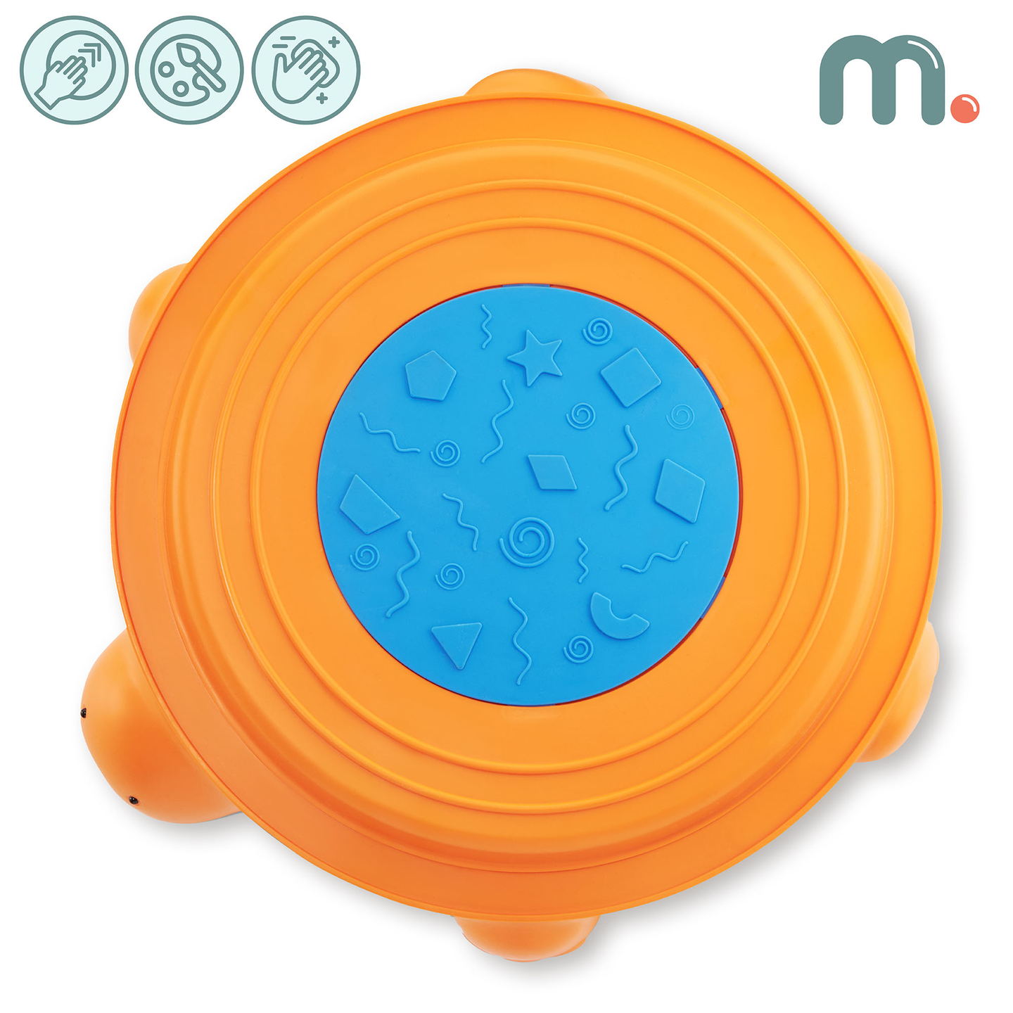 Sansesti til børn - Farverig skildpadde