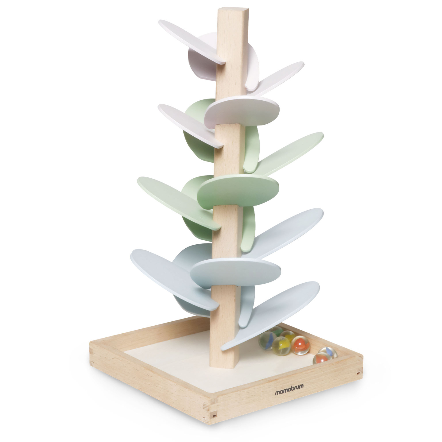 Kulodrome i træ - lydtræ med bolde