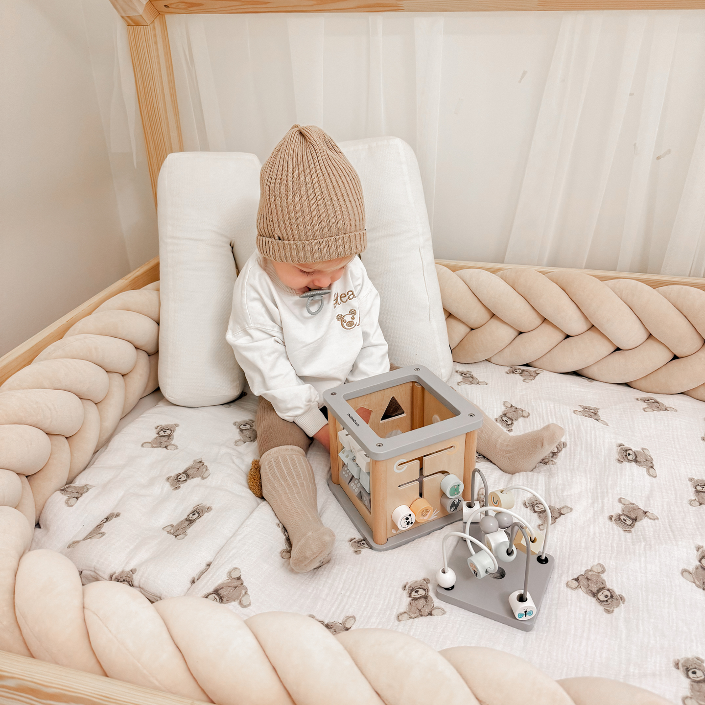 Montessori-træterningskube - motorisk loop