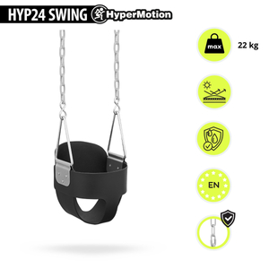 HyperMotion kædegynge til småbørn med højt ryglæn