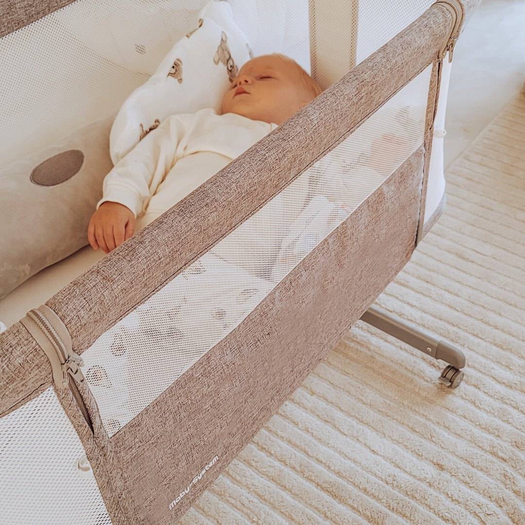 Udtræksseng Moby-System LUNA 3in1 - grå