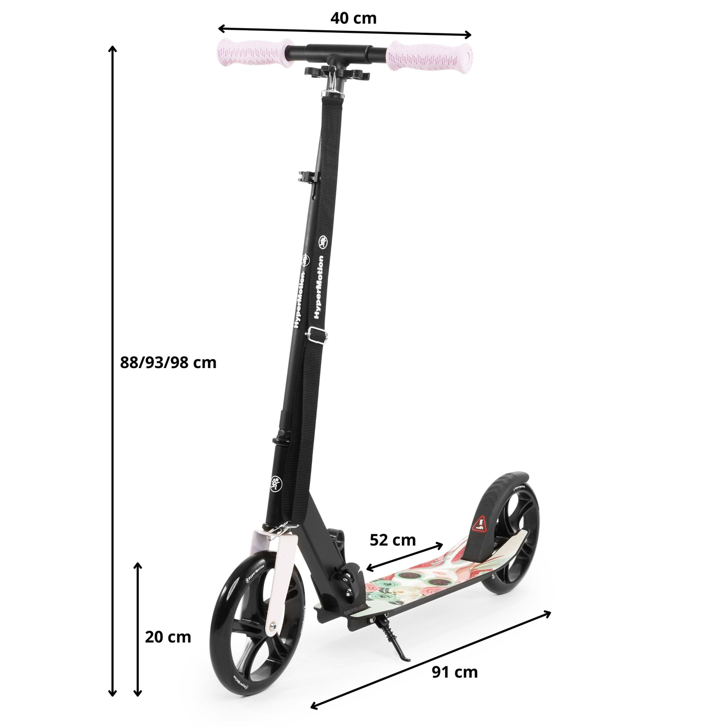 Tohjulet cityscooter VIBE Pink HyperMotion - 100 kg