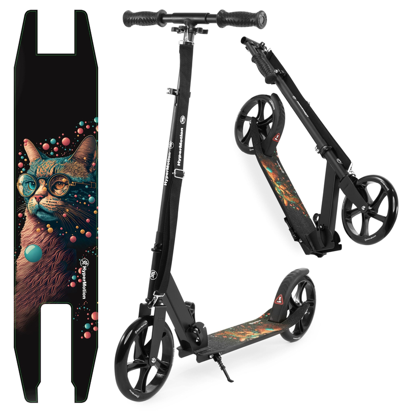 Tohjulet cityscooter VIBE Sort HyperMotion - 100kg