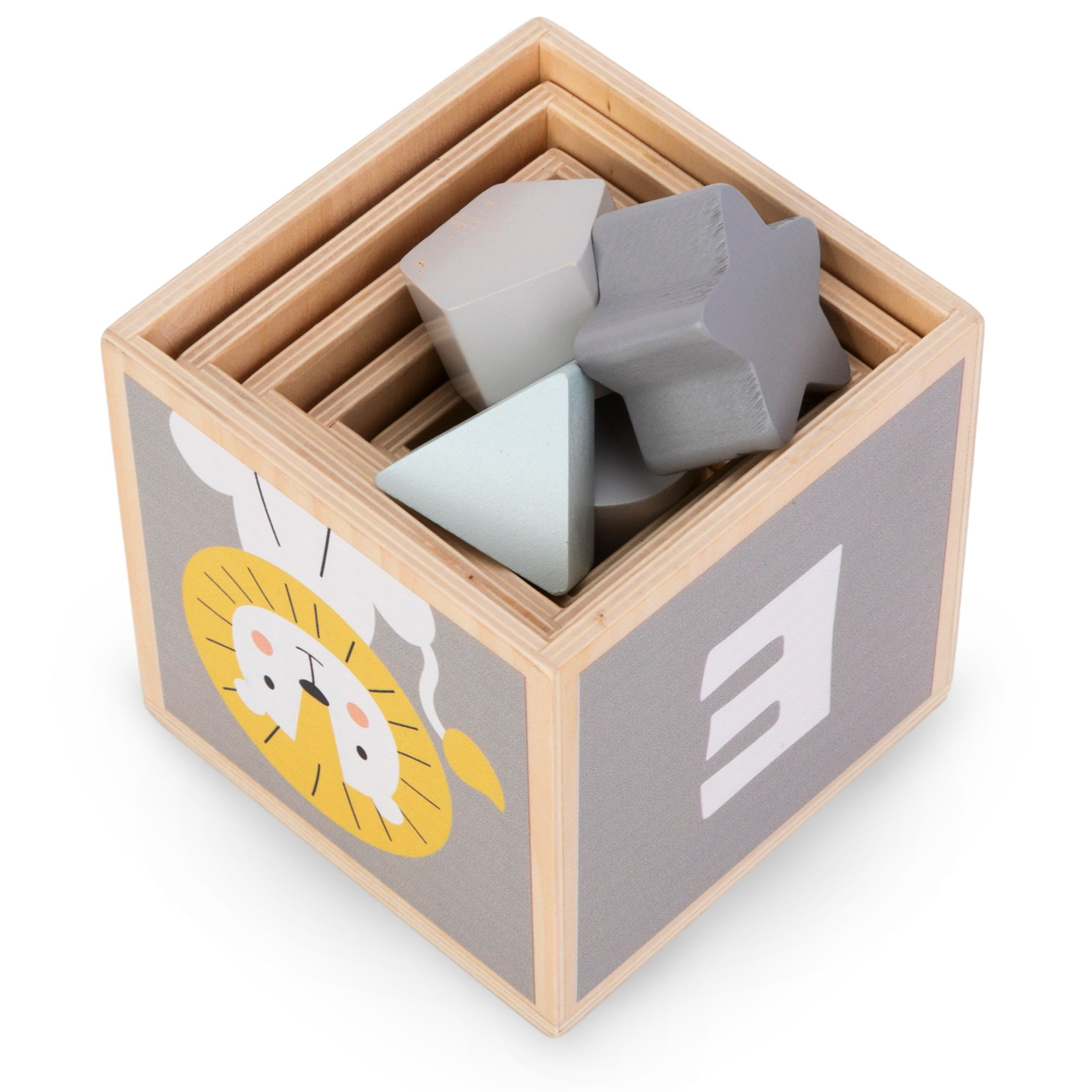 Tårn i træ - formsortering tal alfabet dyr