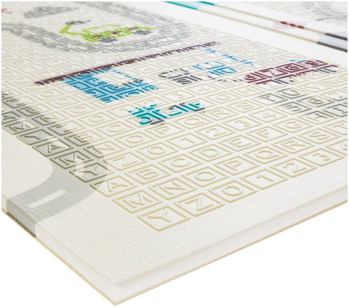 Dobbeltsidet skummåtte XXL - sammenfoldelig 1 CM (bjerg og vej)