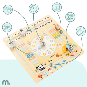 Børnekalender i træ 6i1