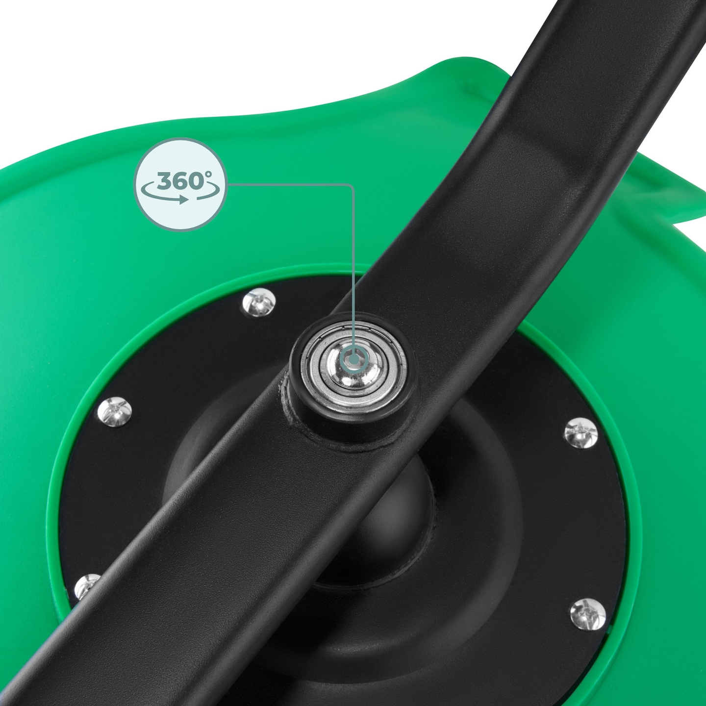 Mini børnekarrusel Fisk - farve grøn