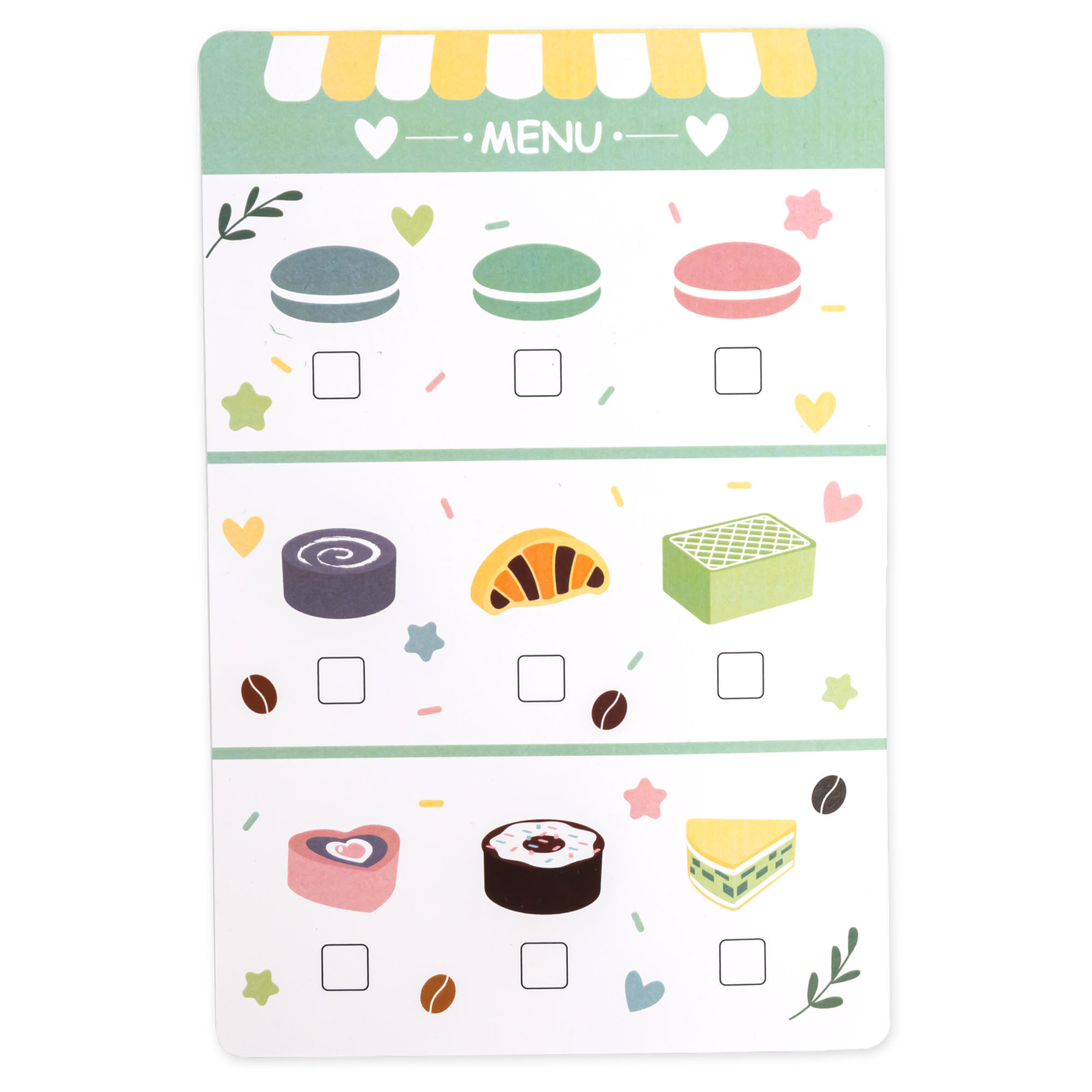 En stor isbar i træ med magnettavle, kaffemaskine og is- og dessertsæt - over 70 dele!