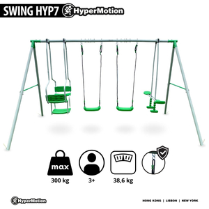 6-personers gyngestativ - havelegeplads