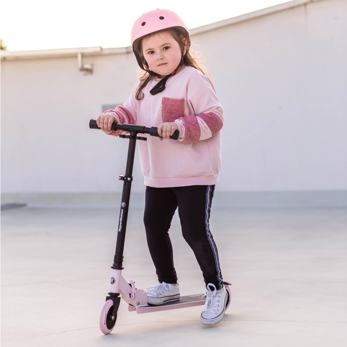 Tohjulet scooter WILLY 3-8 år fra HyperMotion - pink