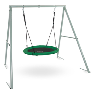 Havegynge af typen storkerede med stel og reb