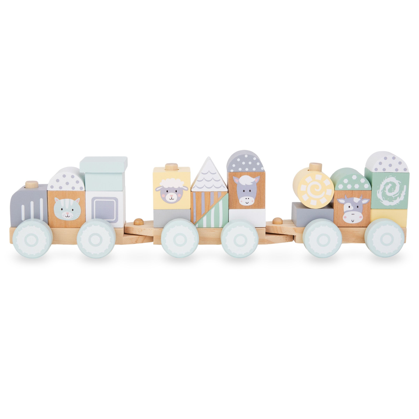 Trætog med klodser til en dreng - Farm