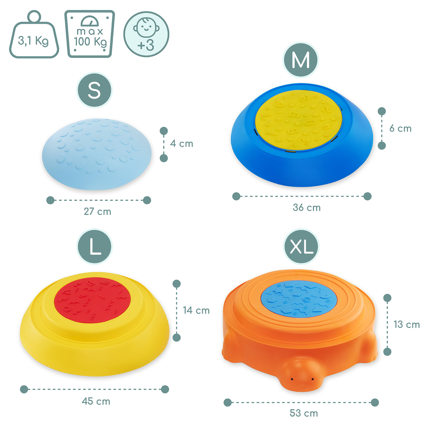 Sansesti til børn - Farverig skildpadde