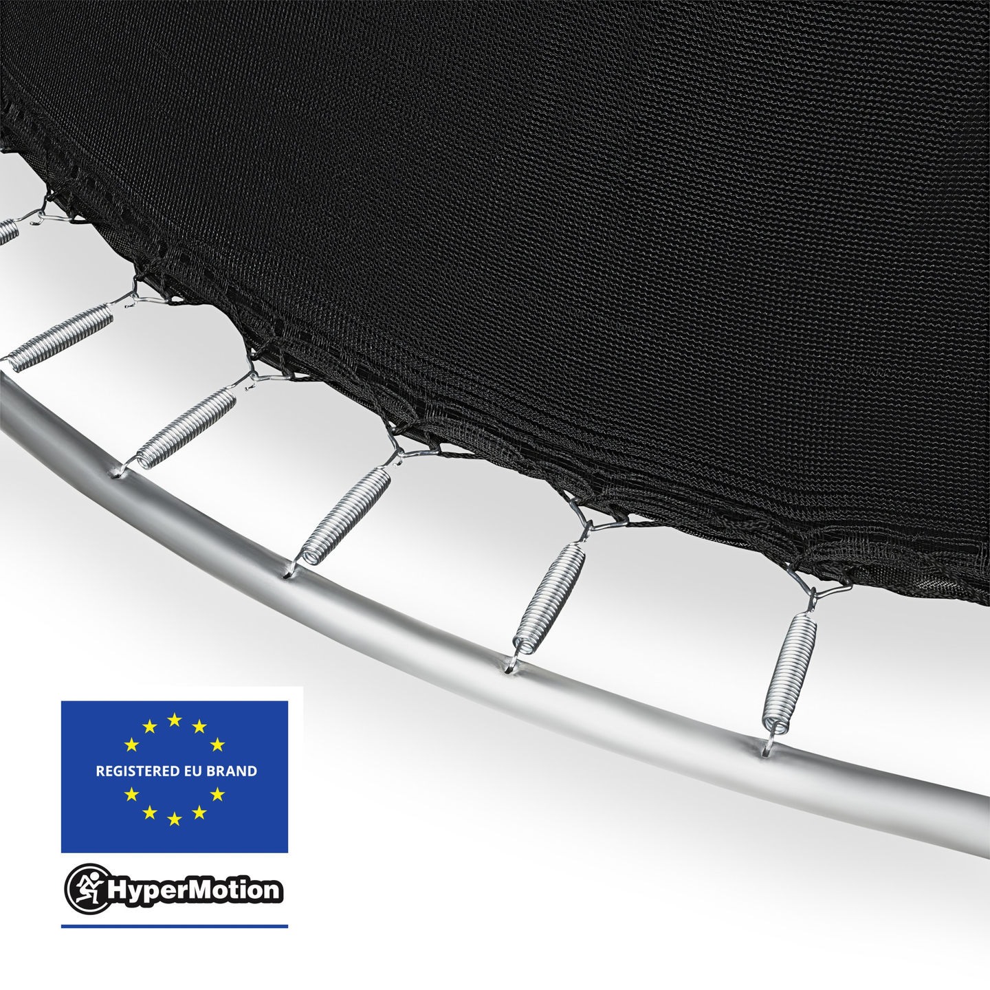 HyperMotion børne XL havetrampolin - 305 cm 10FT - med stige og indvendigt net - til hjem og have