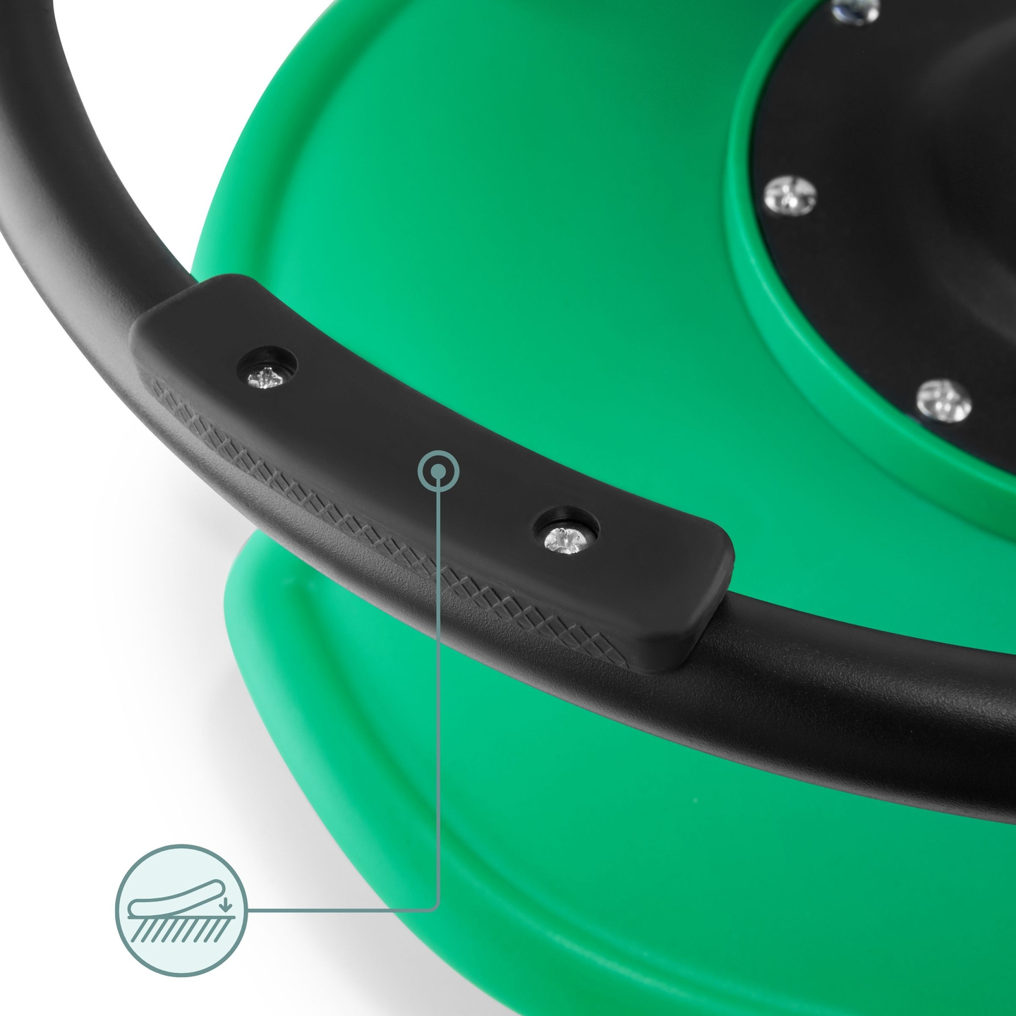 Mini børnekarrusel Fisk - farve grøn