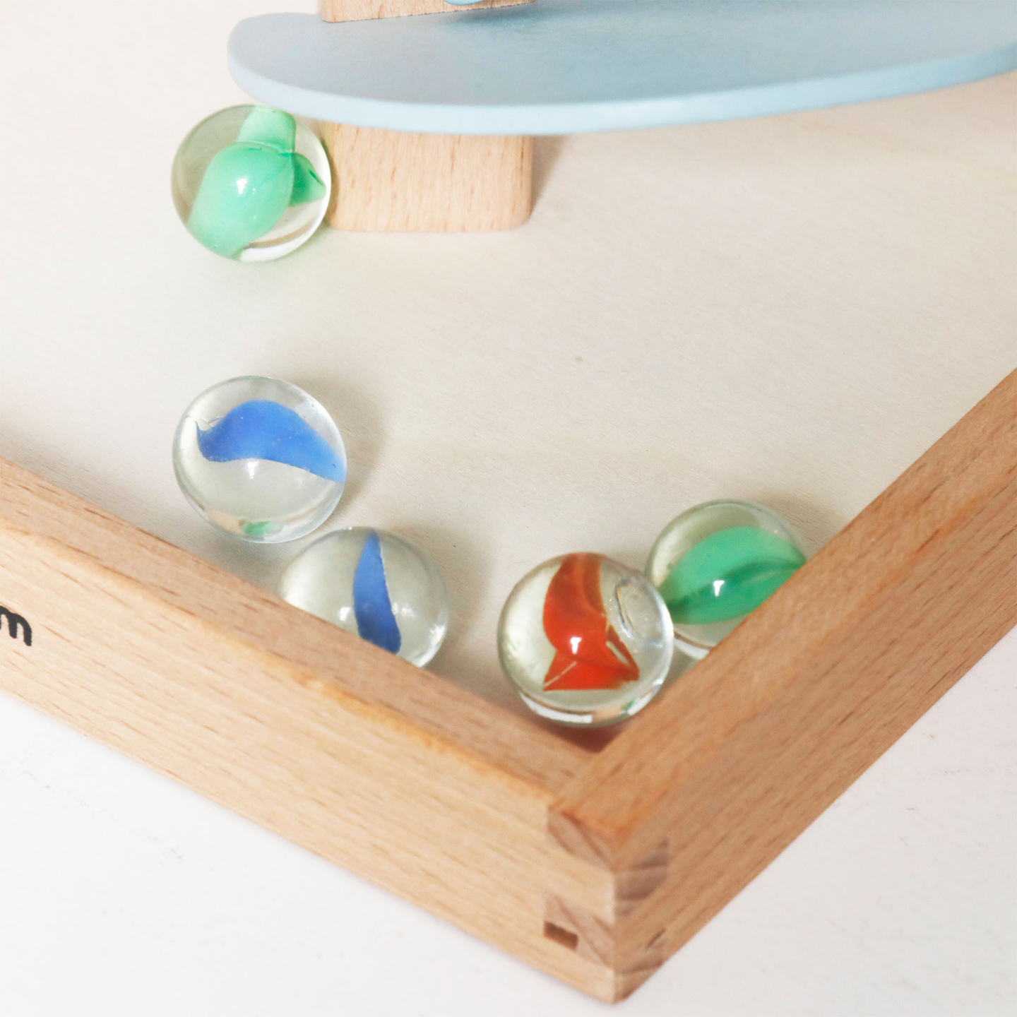 Kulodrome i træ - lydtræ med bolde