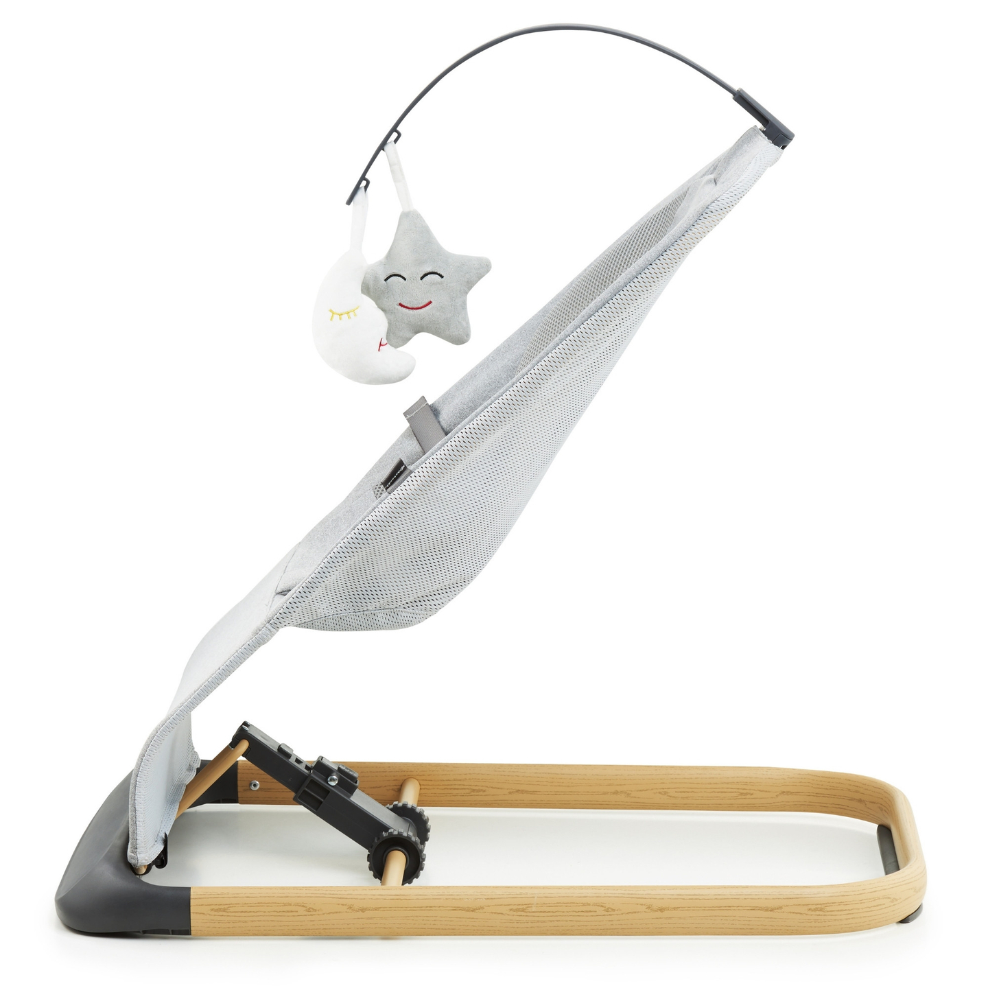 2-i-1-gyngestol Moby-System LILY - grå