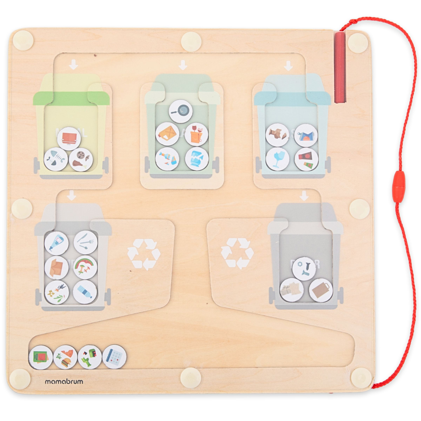 Magnetisk puslespil Genbrug