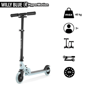 Tohjulet scooter WILLY 3-8 år fra HyperMotion - mint