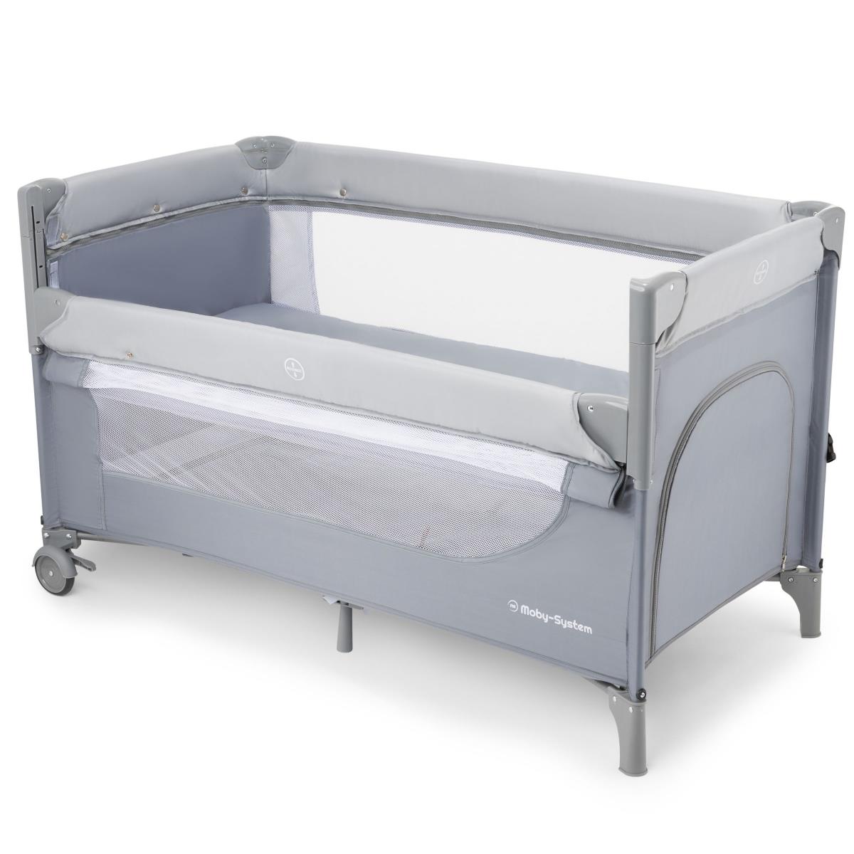 Closely 3-i-1-barneseng med puslebord, madras og bæretaske