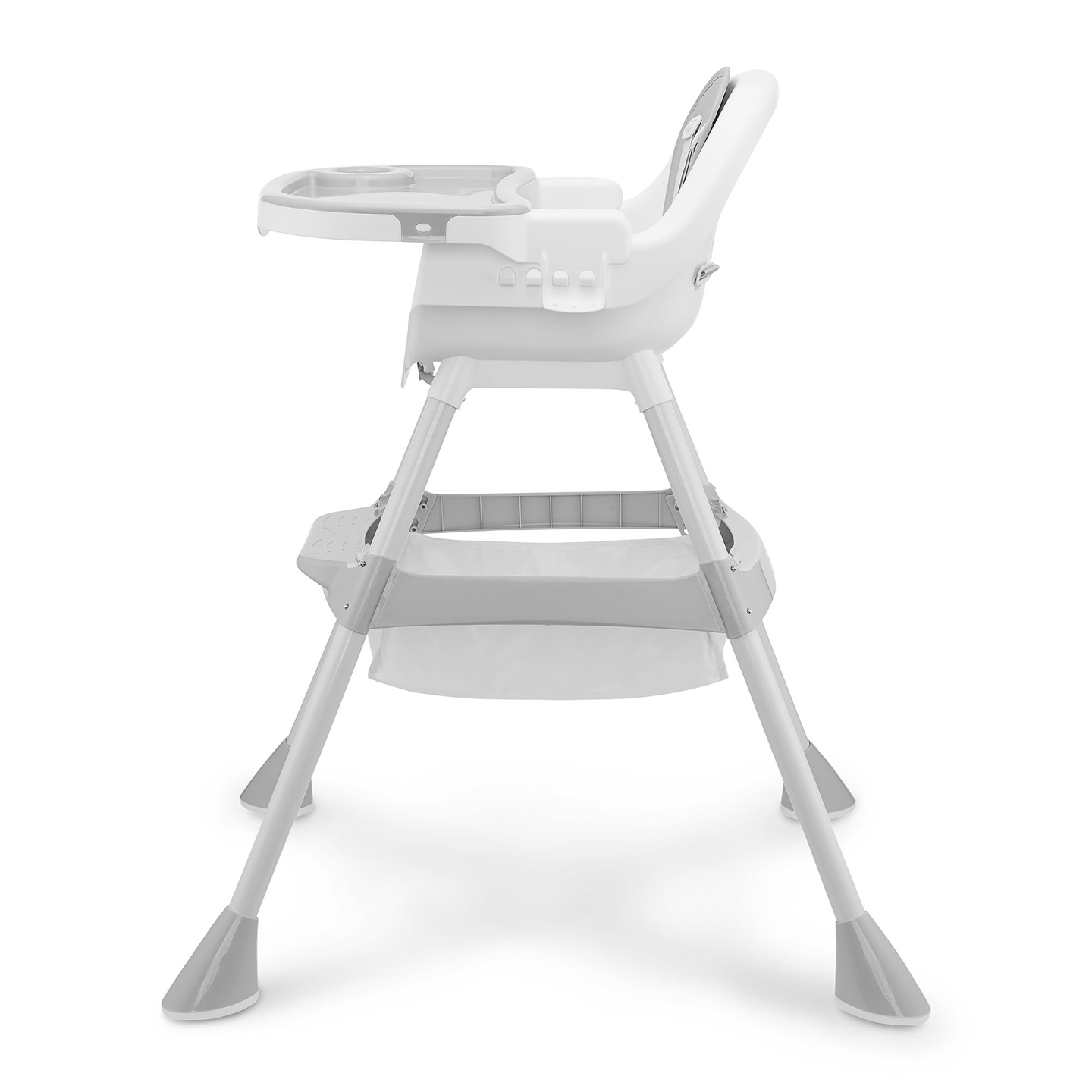 Moby-System Magnolia 2-i-1 justerbar højstol - grå