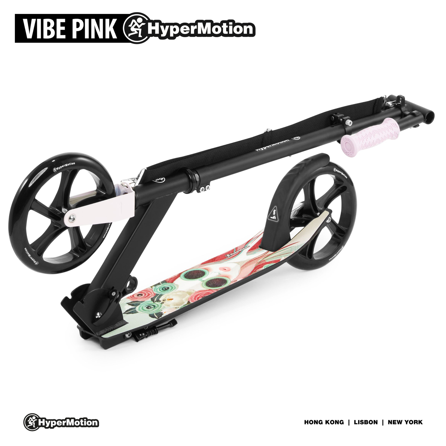 Tohjulet cityscooter VIBE Pink HyperMotion - 100 kg