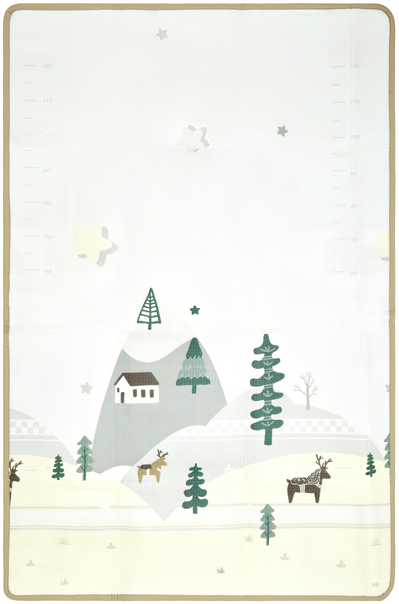 Dobbeltsidet skummåtte - eventyrland / vinterby