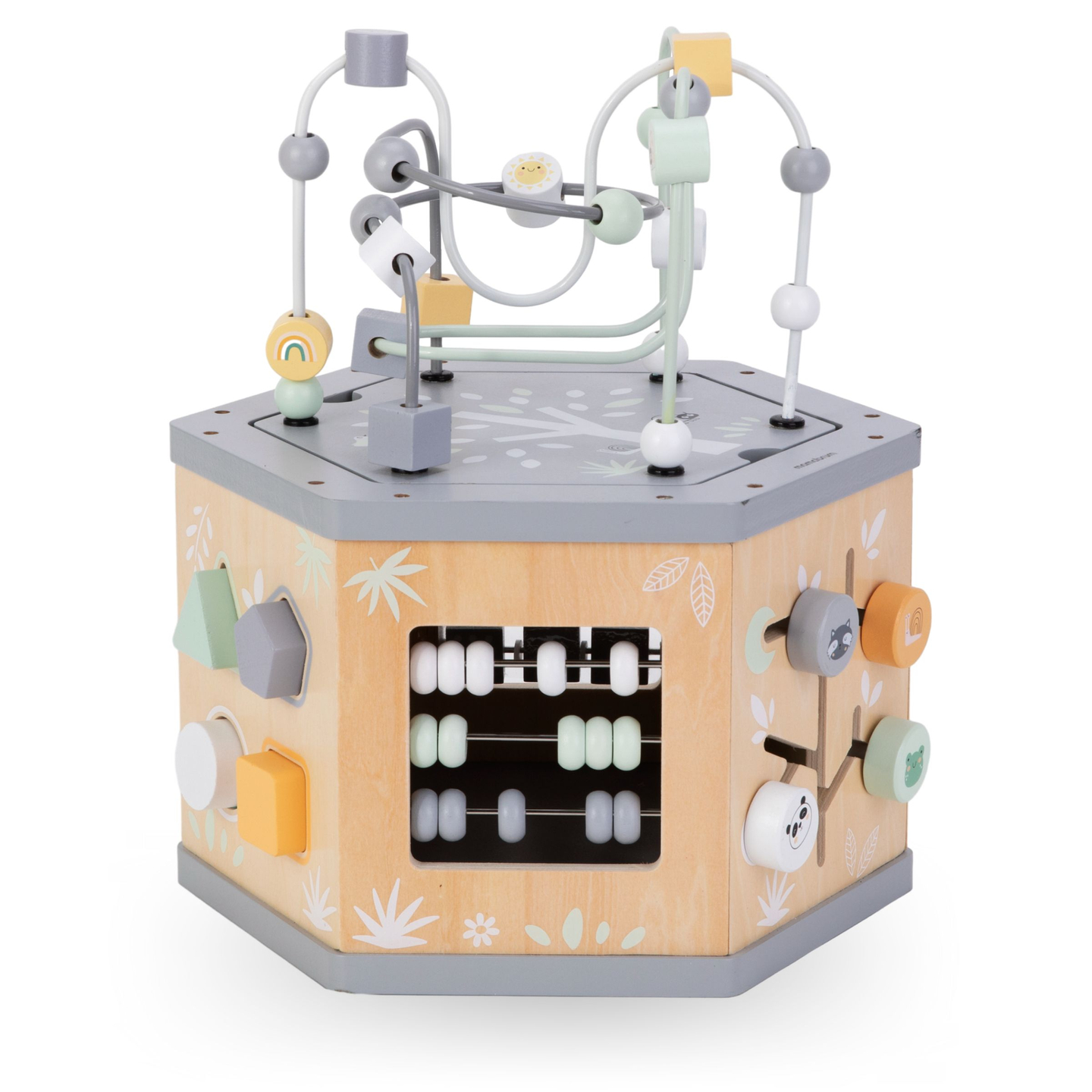 Interaktiv 7-i-1-træterning - motorisk loop