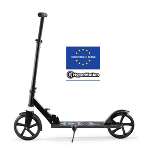 Tohjulet løbehjul til unge voksne - med støddæmper - Hypermotion CITY SWIFT Digital Lion - 100 kg
