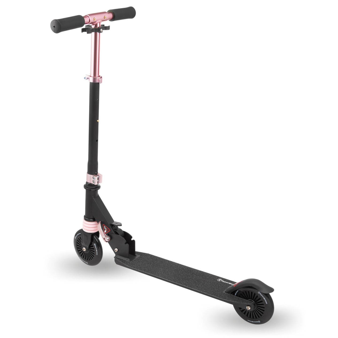Tohjulet scooter med støddæmper WALLY 4-9 år fra HyperMotion sort-rosa