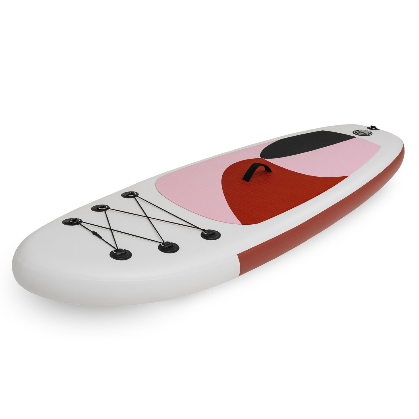 Oppustelig SUP-bræt til børn Stand Up Paddle 215cm med pagaj - HyperMotion WAVE BOOST PINK 215