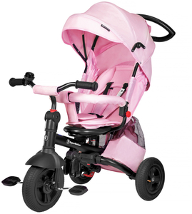 Tobi Velar trehjulet cykel + regnfolie - pink