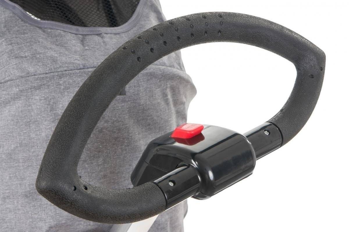 Tobi Velar trehjulet cykel + regnfolie - grå