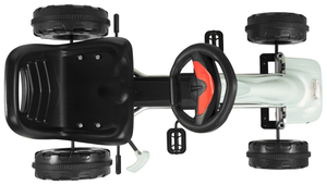 CHESTER gokart med pedal - ride-on til børn 3-6 år - grå