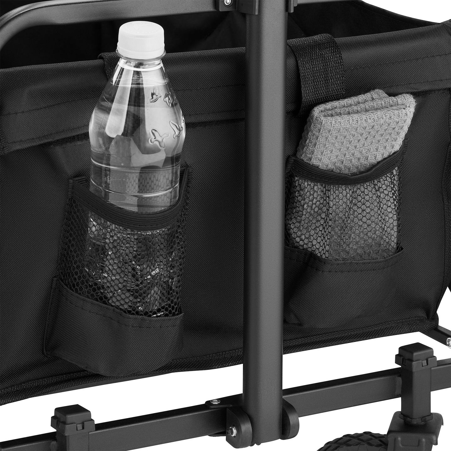 HyperMotion foldbar strandkørestol - sort, 80 kg