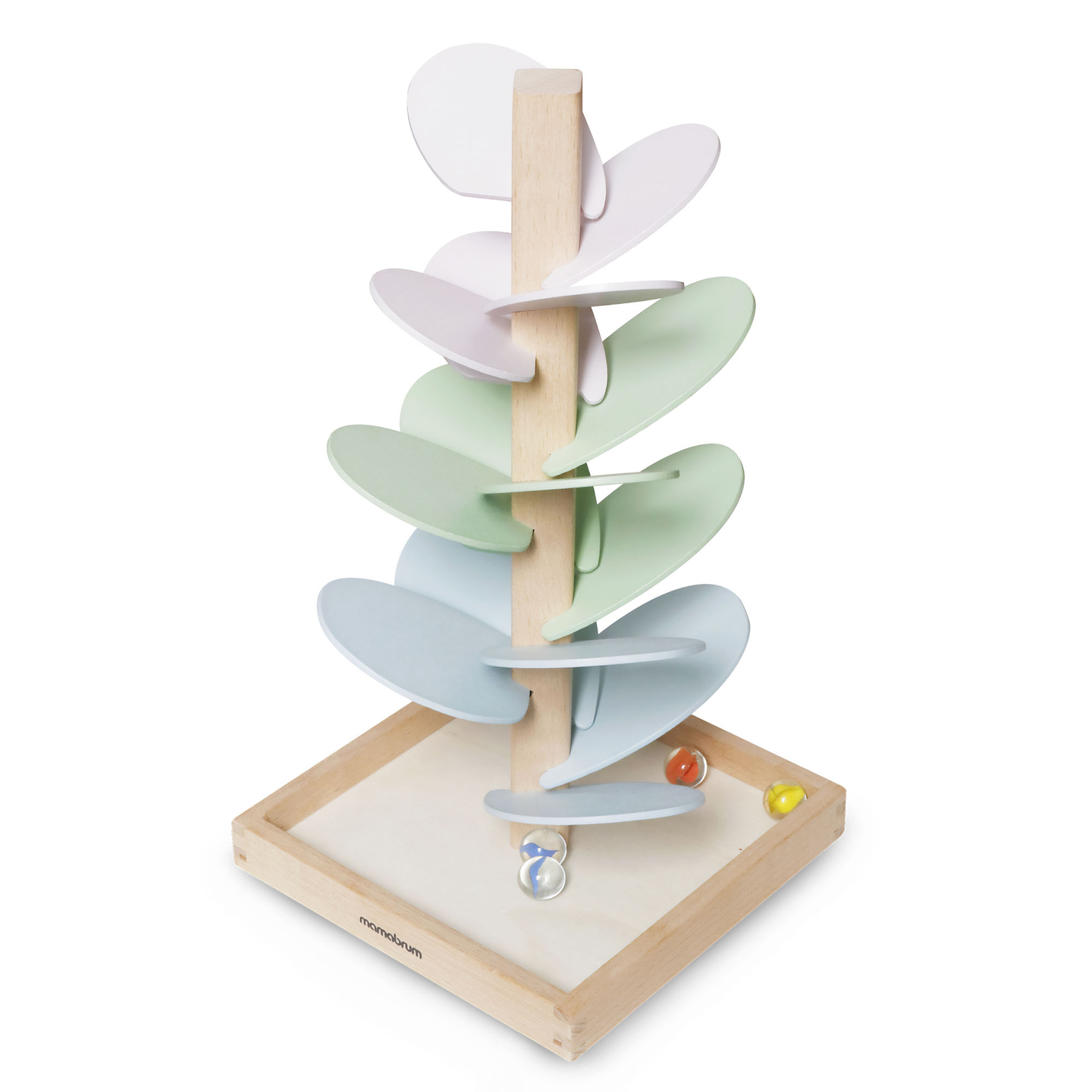 Kulodrome i træ - lydtræ med bolde