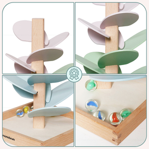 Kulodrome i træ - lydtræ med bolde