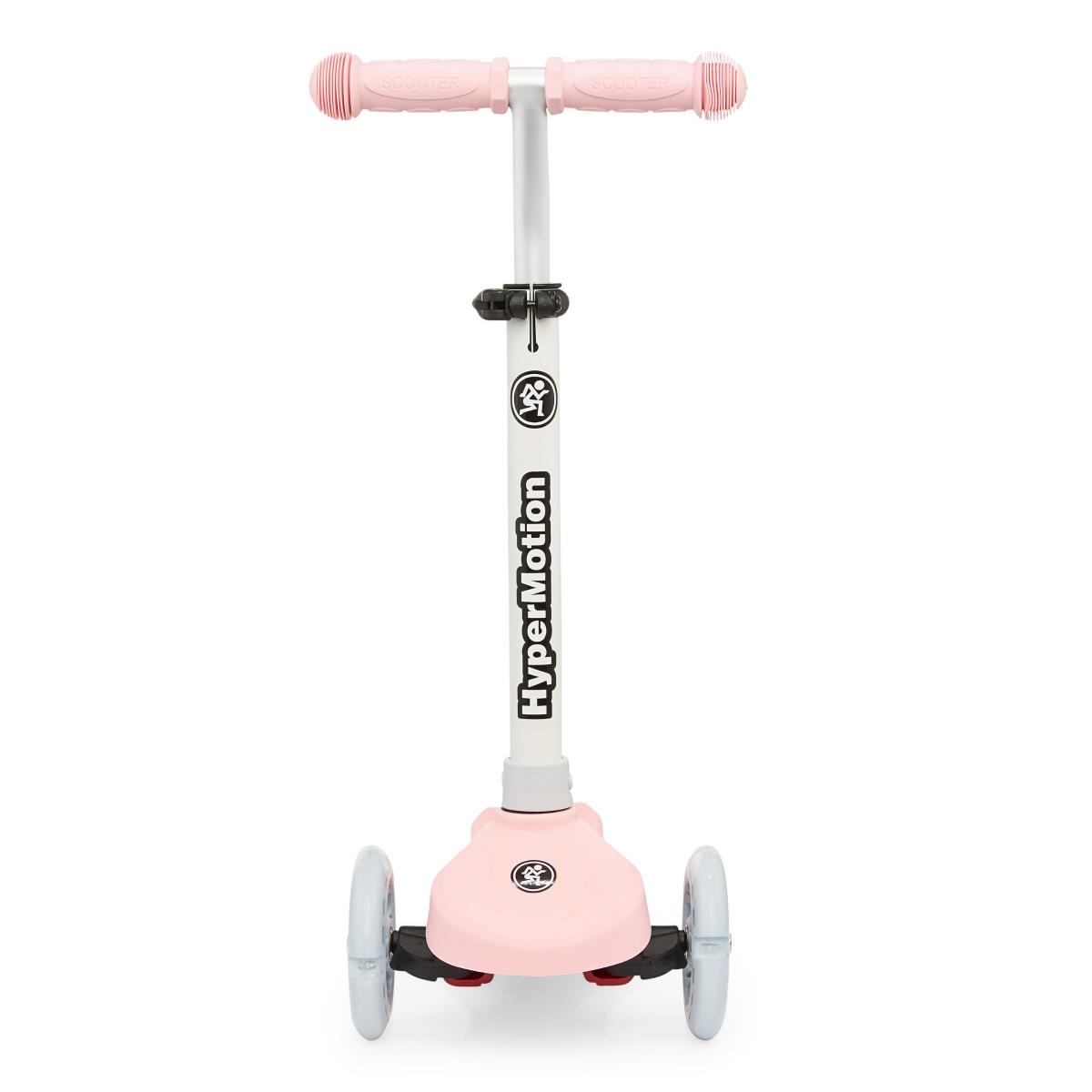 TRINGO trehjulet balancescooter, 3-8 år gammel - pink + lysende LED hjul