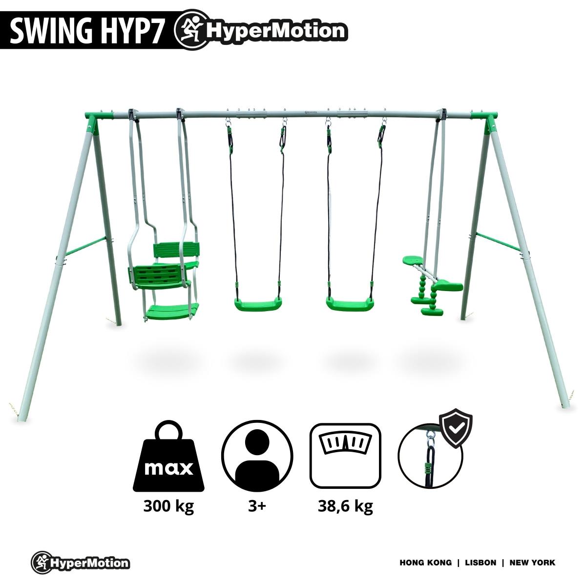 6-personers gyngestativ - havelegeplads